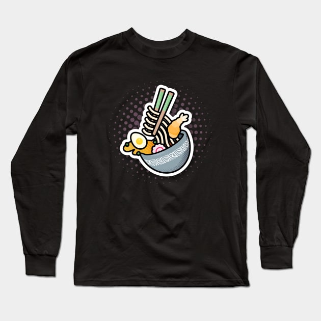 Ramen Long Sleeve T-Shirt by MorganLeung